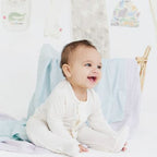 Pijama Magnetic Footie Blanca Volantes