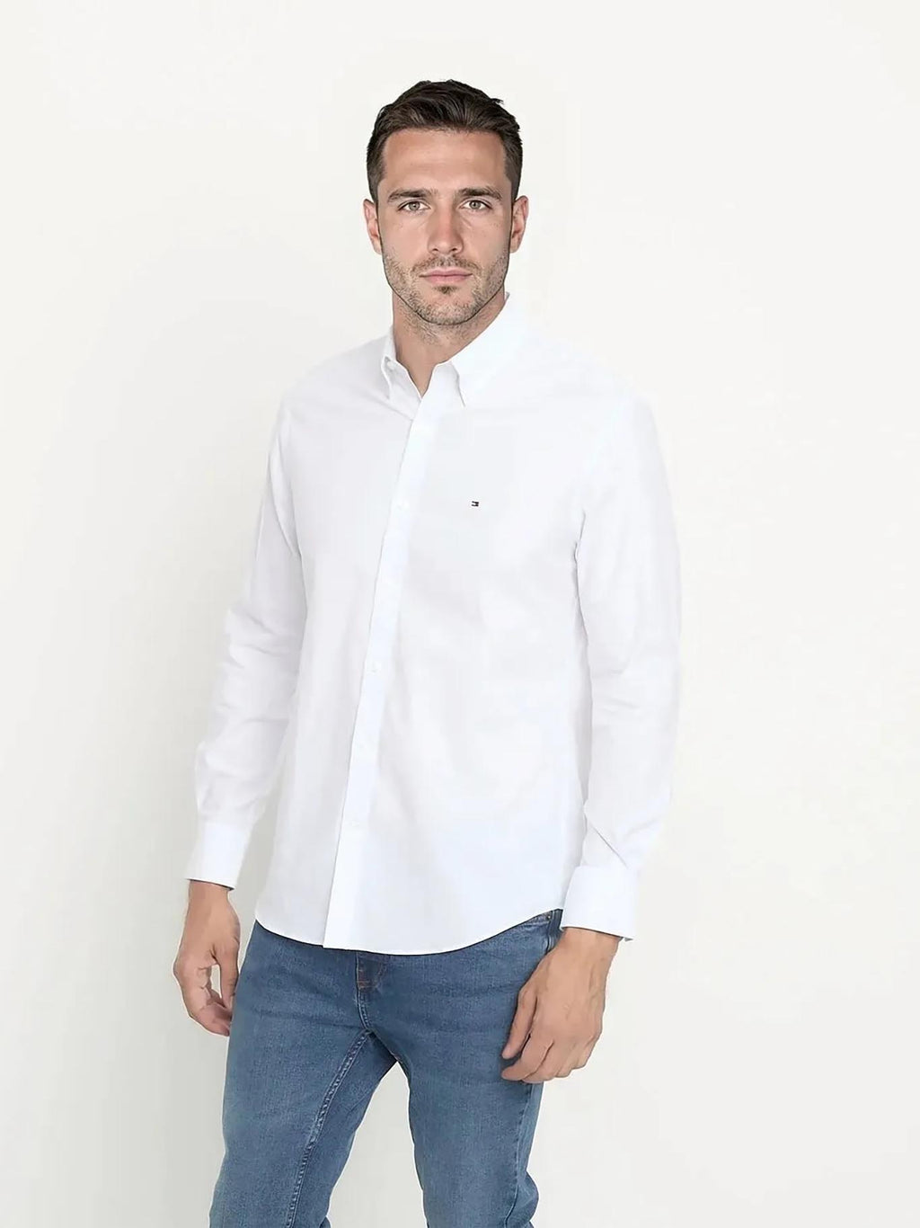 Camisa Tommy Hilfiger Mangas Largas Lisa para Caballeros