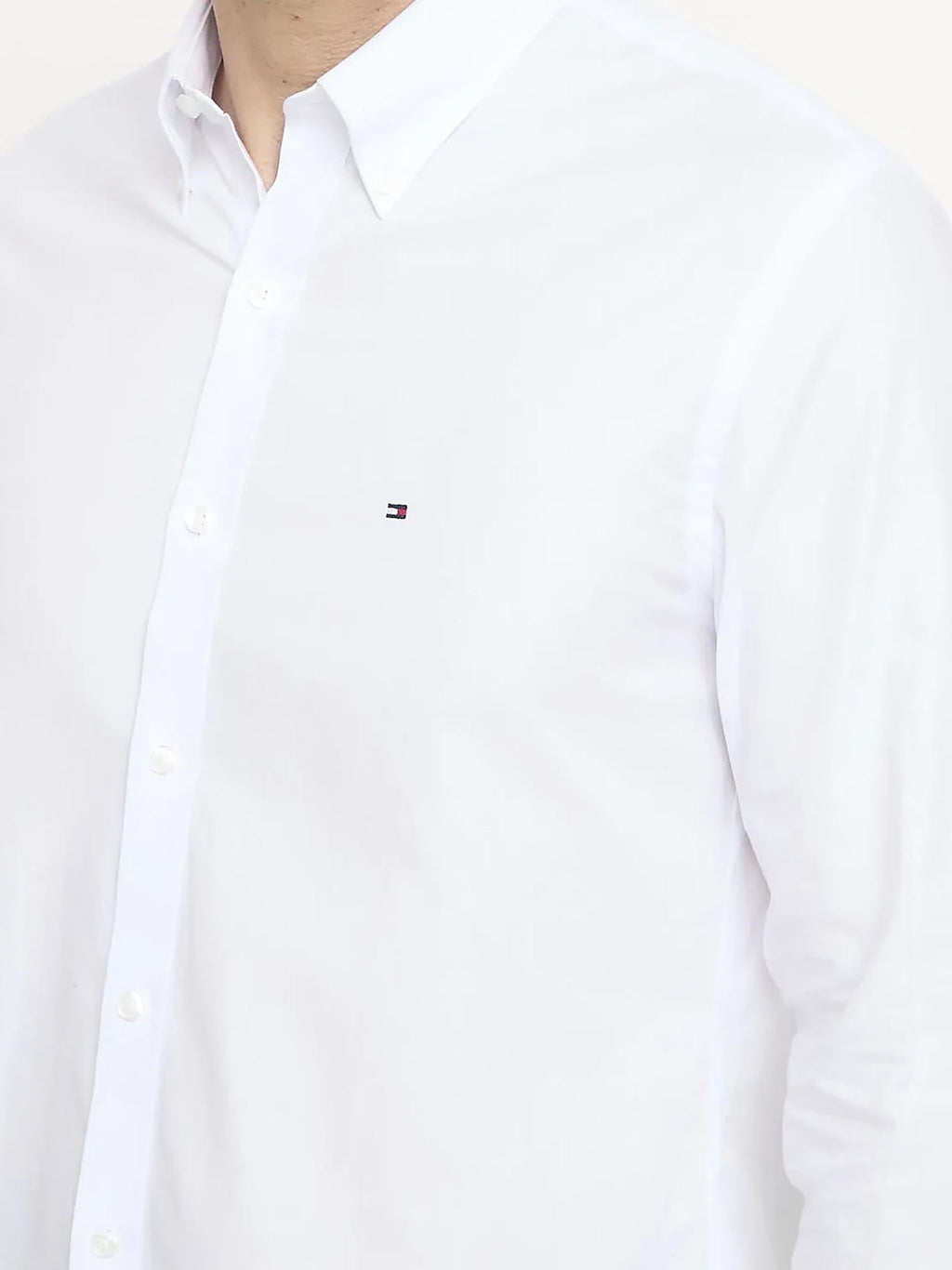 Camisa Tommy Hilfiger Mangas Largas Lisa para Caballeros