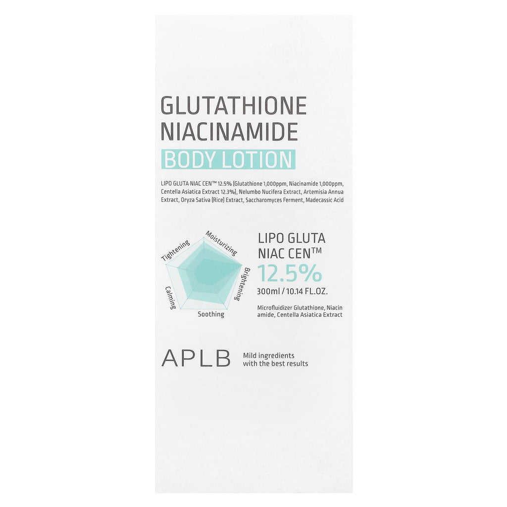 Loción Corporal Iluminadora APLB Glutathione Niacinamide Body Lotion 300ml