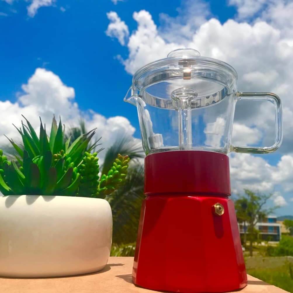 Greca En Cristal Espresso Moka
