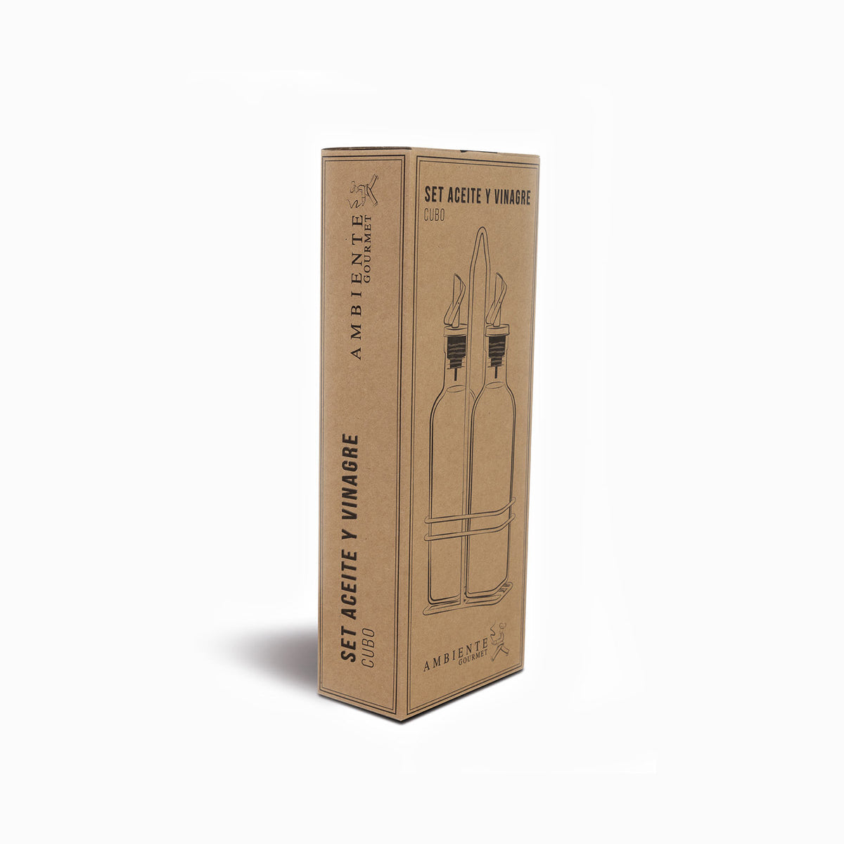 Set vinagre y aceite cubo 250ml