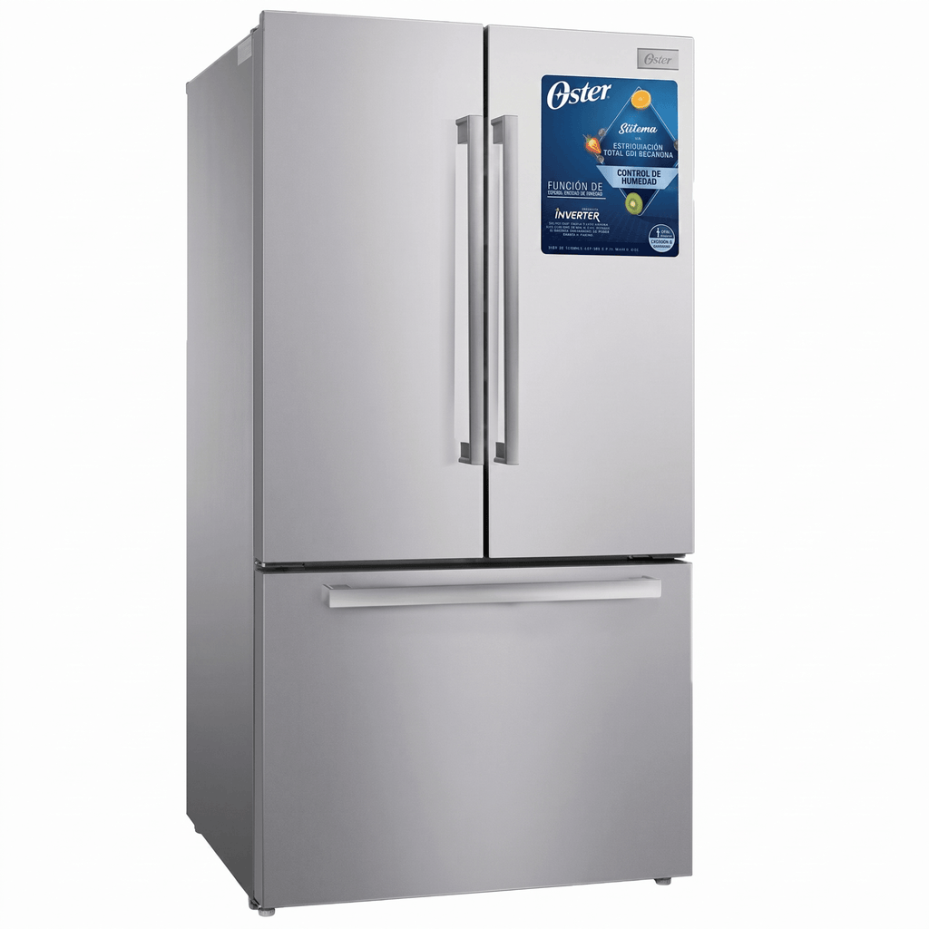 Nevera French Door Oster M/OS-FDNFS1702EVDI 17 cu.ft. No Frost Inverter Acero