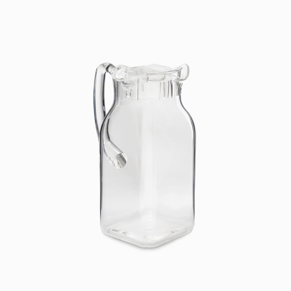 Jarra cuadrada con tapa en acrílico 1900ml