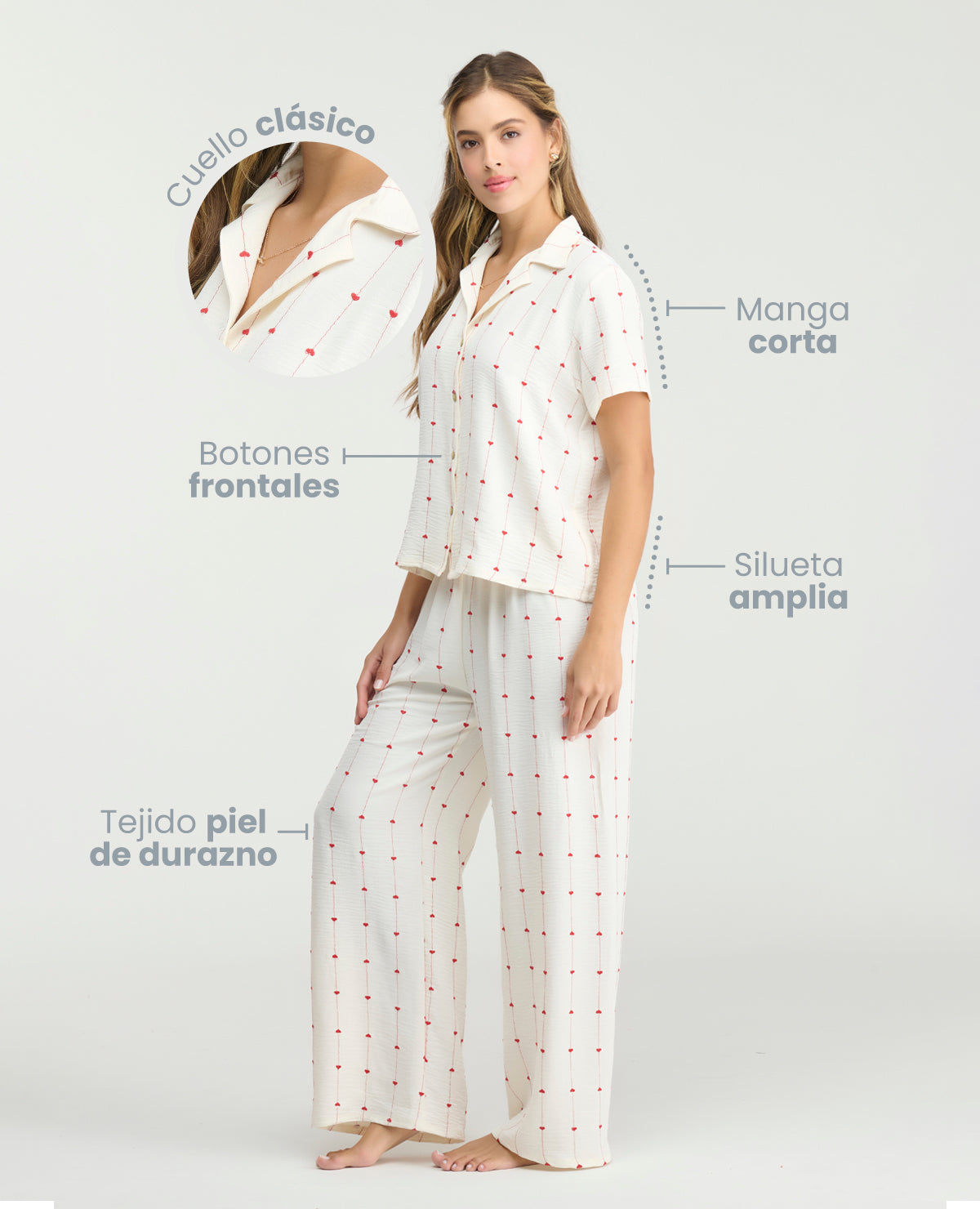 Camisa-Silueta-Amplia-Manga-Corta-|-Pretína-Elastica-|-Botones-frontales_St Even Colombia_18788