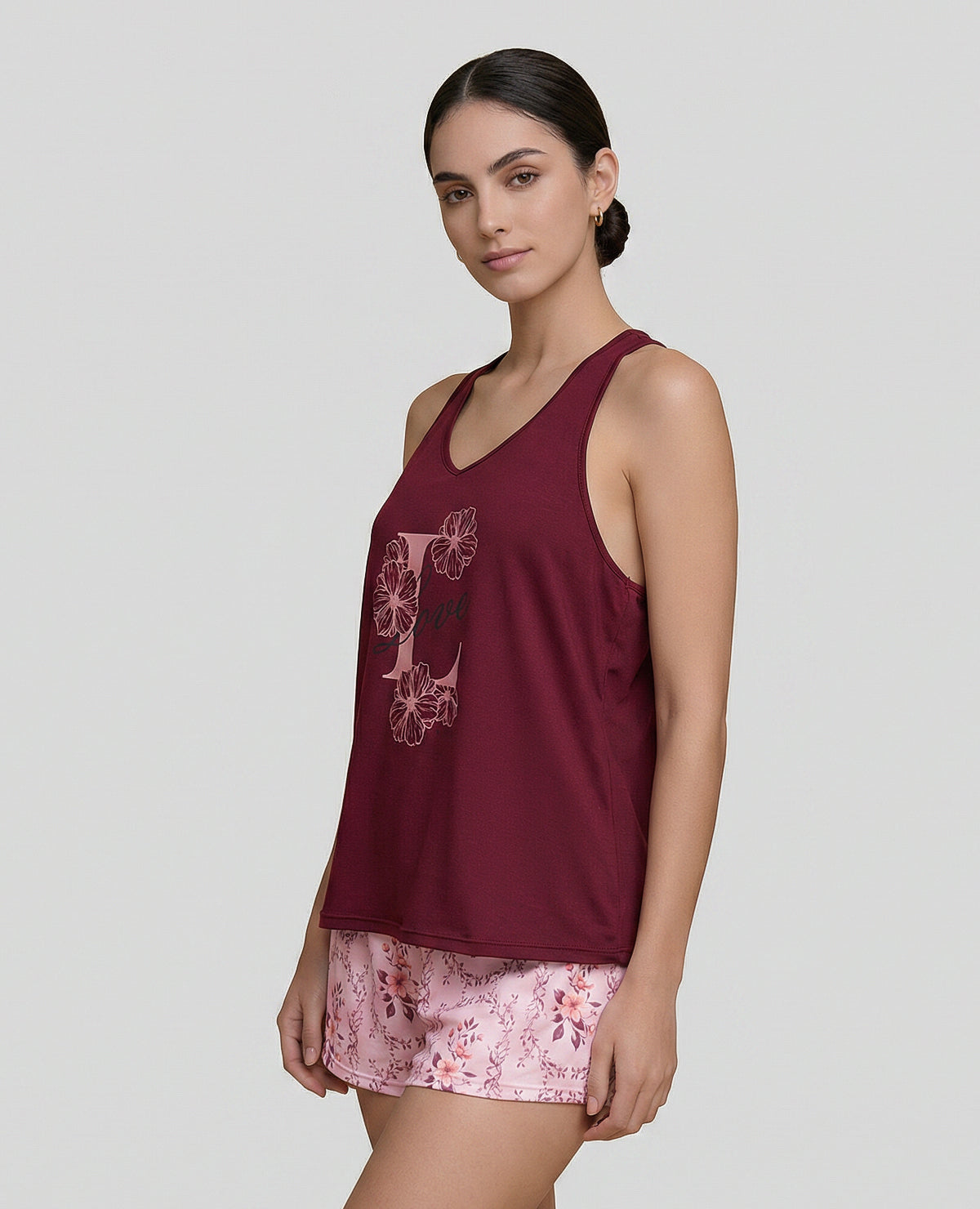 Pijama-de-Short-|-Camisilla-Cuello-en-V_St Even Colombia_18844