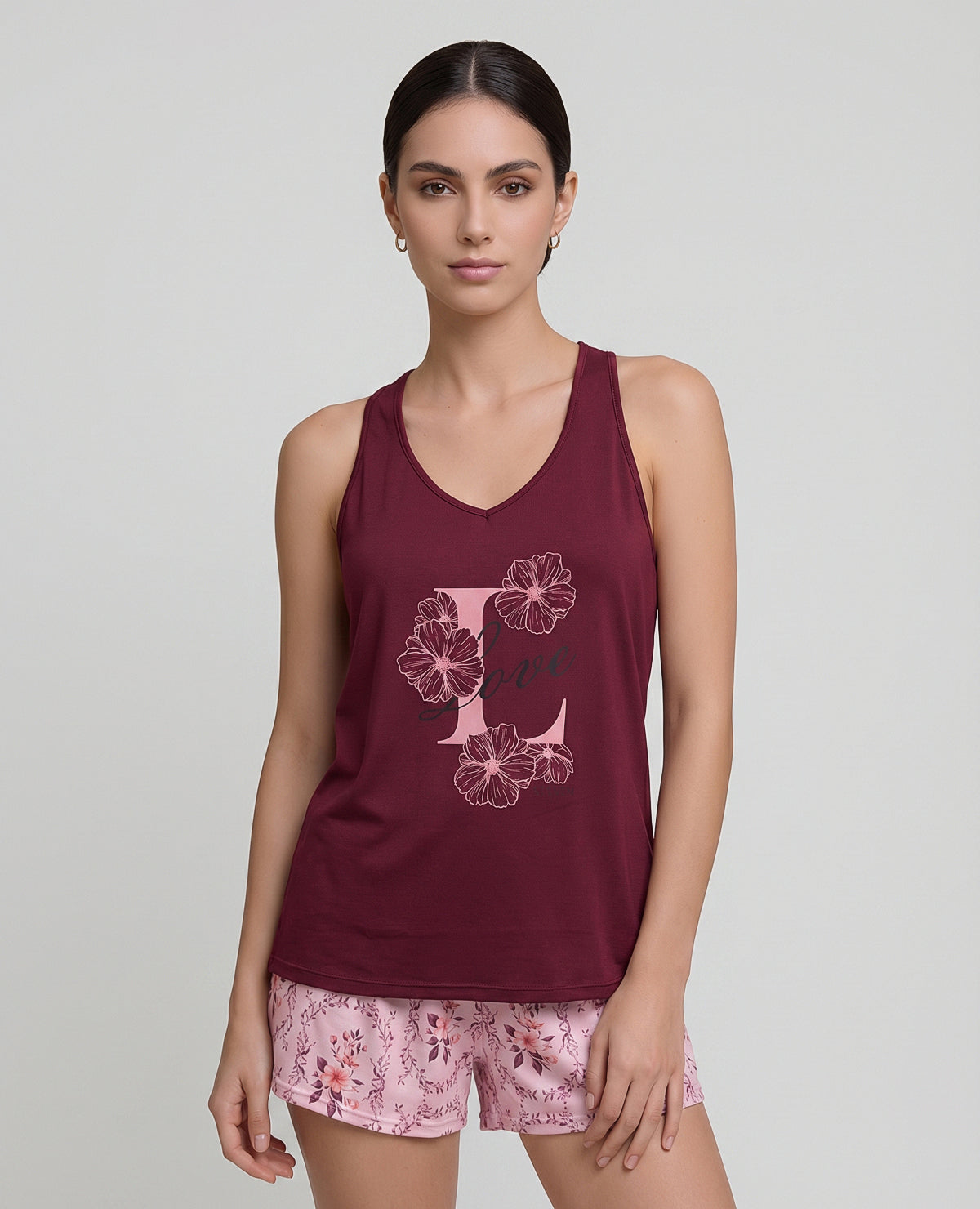 Pijama-de-Short-|-Camisilla-Cuello-en-V_St Even Colombia_18844