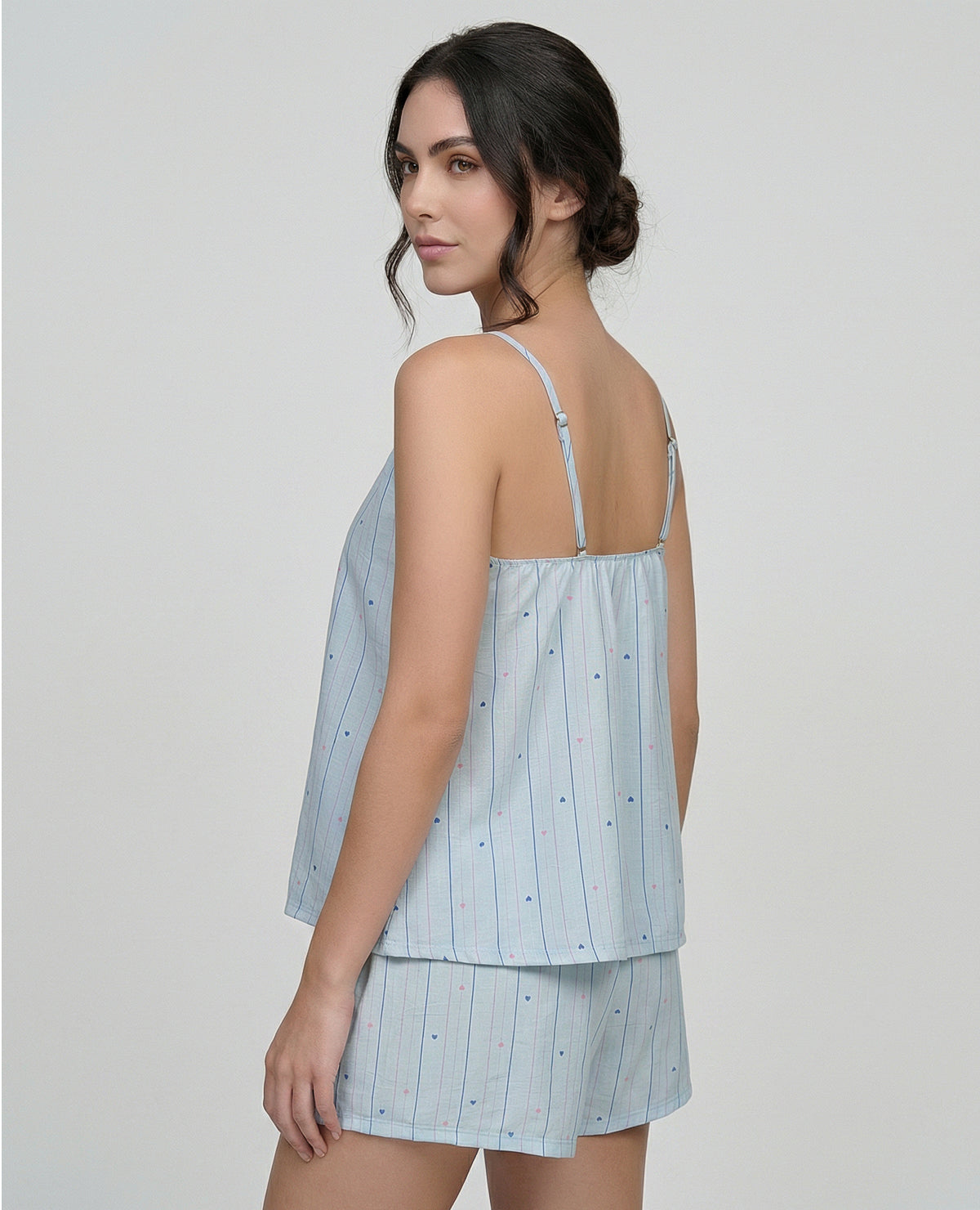 Pijama-de-Short-|-Blusa-escote-en-V-|-Tiras-ajustables_St Even Colombia_18854