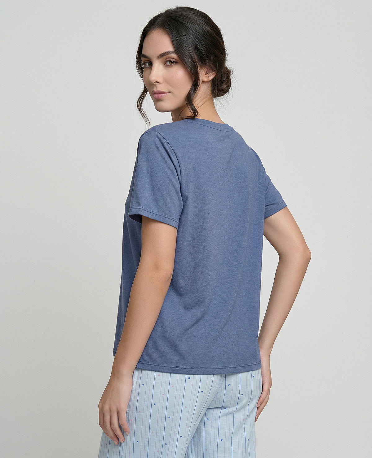Pijama-Pantalón-Capri-|-Camiseta-Manga-Corta_St Even Colombia_18859