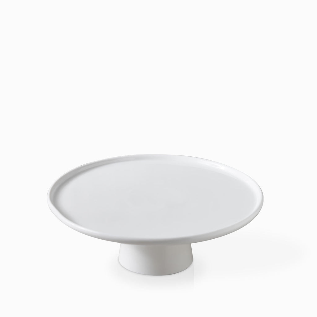 Tortera borde liso en porcelana 26 cm
