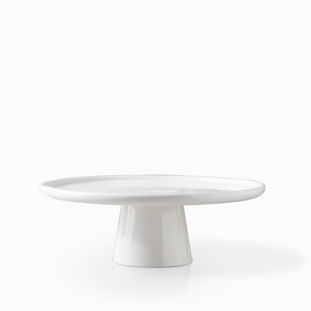 Tortera borde liso en porcelana 26 cm