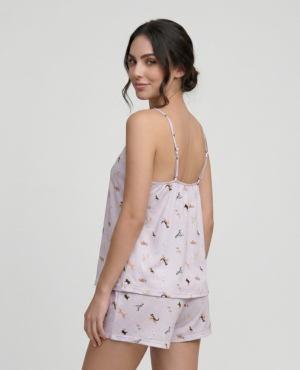 Pijama-de-Short-|-Blusa-escote-en-V-|-Tiras-ajustables_St Even Colombia_18914