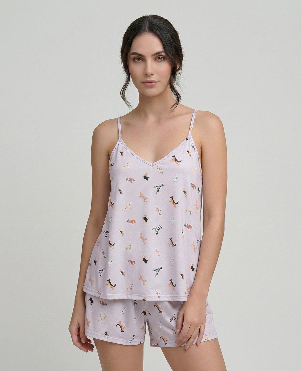 Pijama-de-Short-|-Blusa-escote-en-V-|-Tiras-ajustables_St Even Colombia_18914