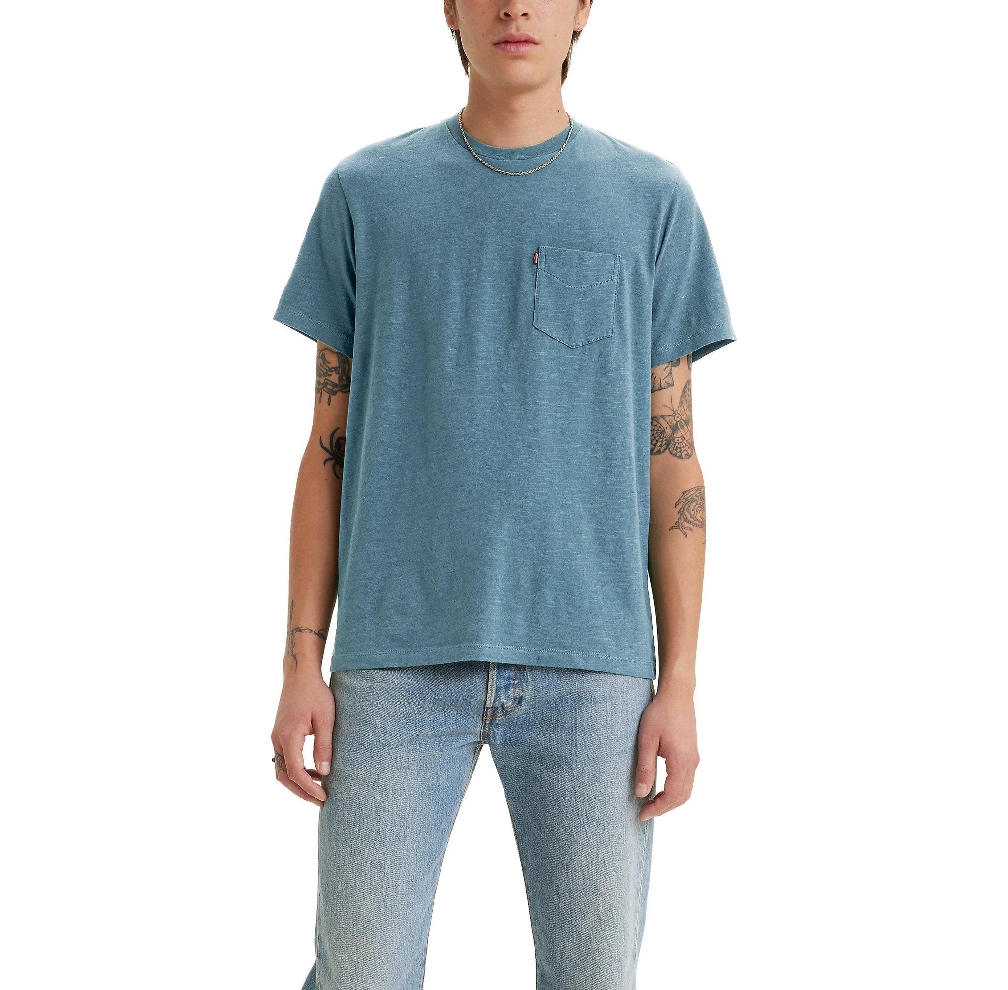 Camiseta Levis Mangas Cortas Lisa P/ Caballeros 193420161 by Levis