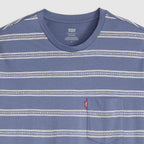 Camiseta Levis Mangas Cortas Rayas Con Bolsillo Para Caballeros by Levis
