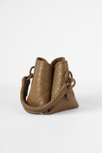 Tulip Mini Bucket Bag, Olive