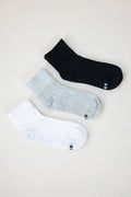 PACK X3 MEDIAS TOBILLERA ALTA 9661.