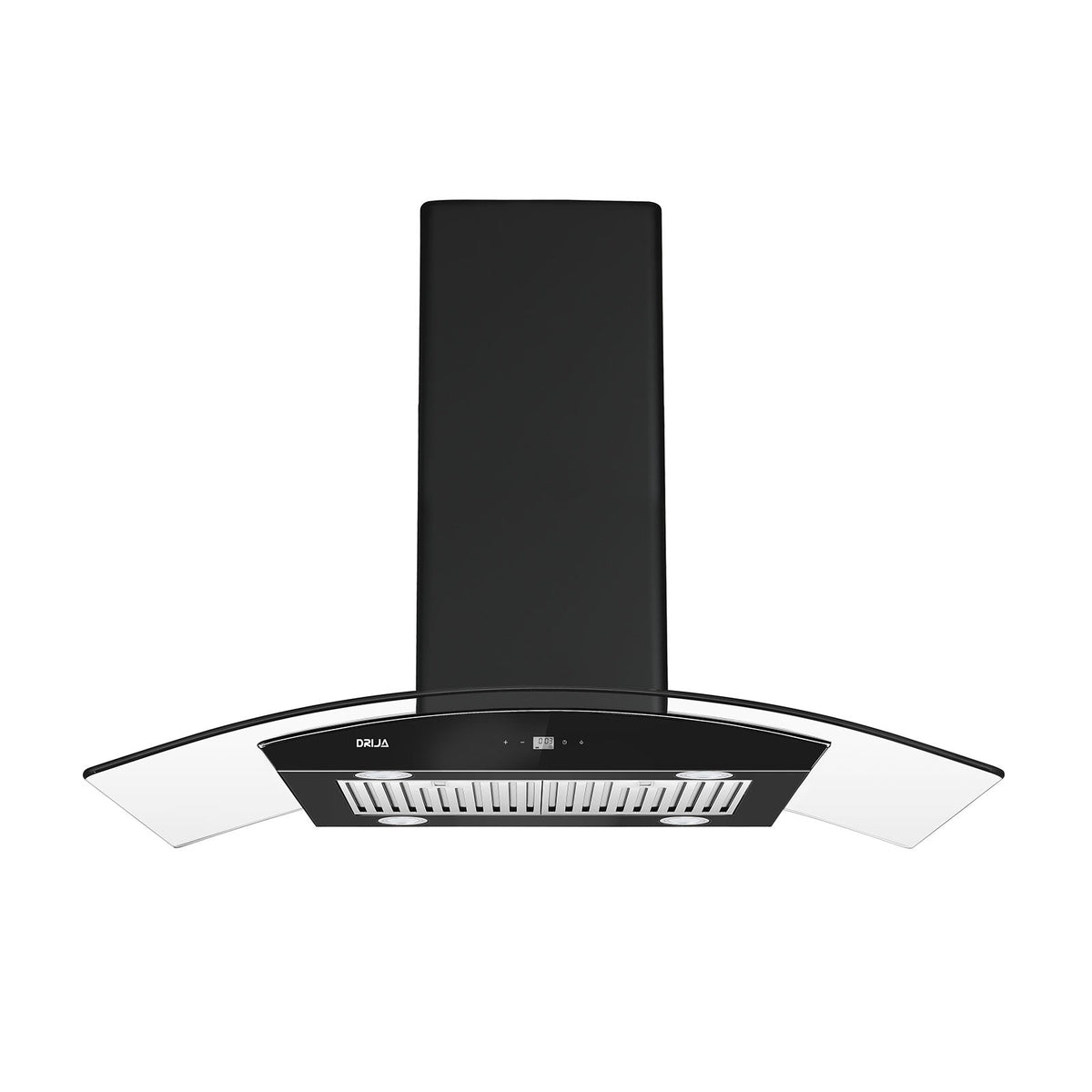Extractor DRIJA PRISMA ISLA TOUCH 90 BLACK