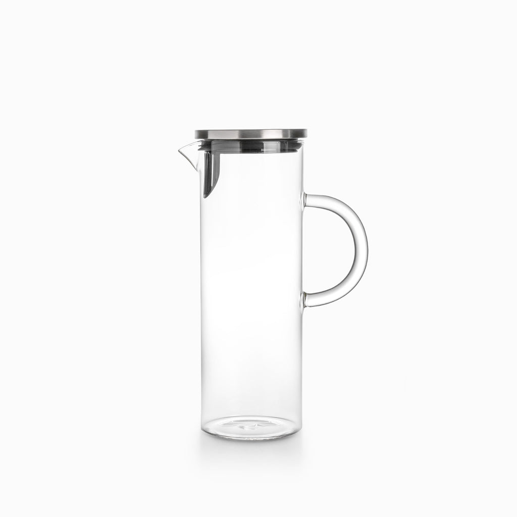 Jarra en vidrio borosilicato con tapa 1300ml