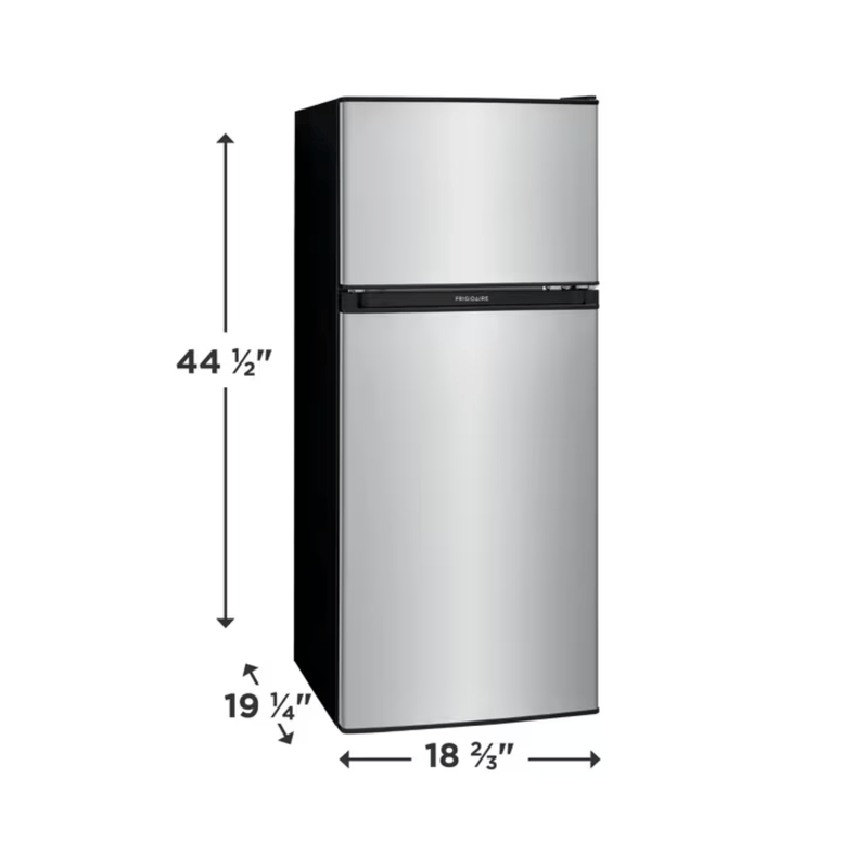 NEVERA 04.5' DOS PUERTAS ACERO INOX. FRIGIDAIRE
