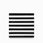Portavaso lineas negro