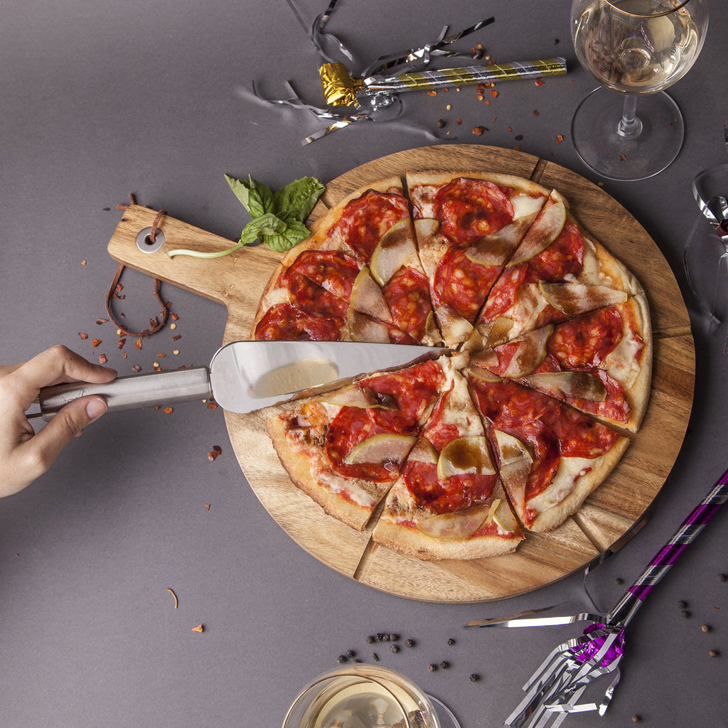 Tabla para pizza en acacia