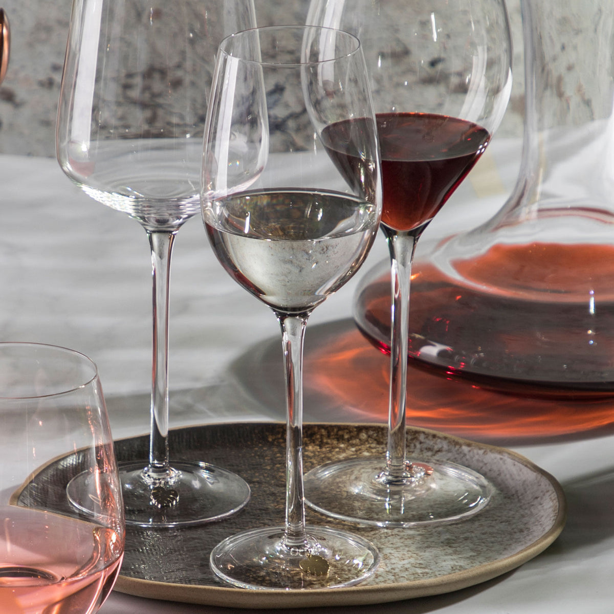 Copa vino blanco en cristal 430ml set x2