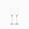 Copa champaña en cristal 230ml set x2