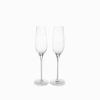 Copa champaña en cristal 230ml set x2