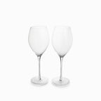 Copa tulipán en cristal 650ml set x2