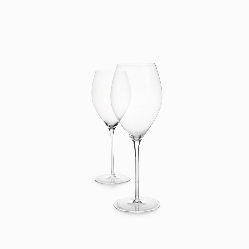Copa tulipán en cristal 650ml set x2