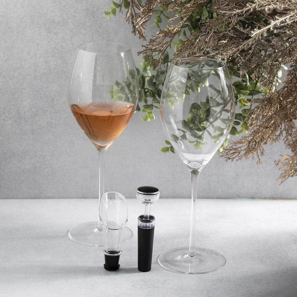 Copa tulipán en cristal 650ml set x2