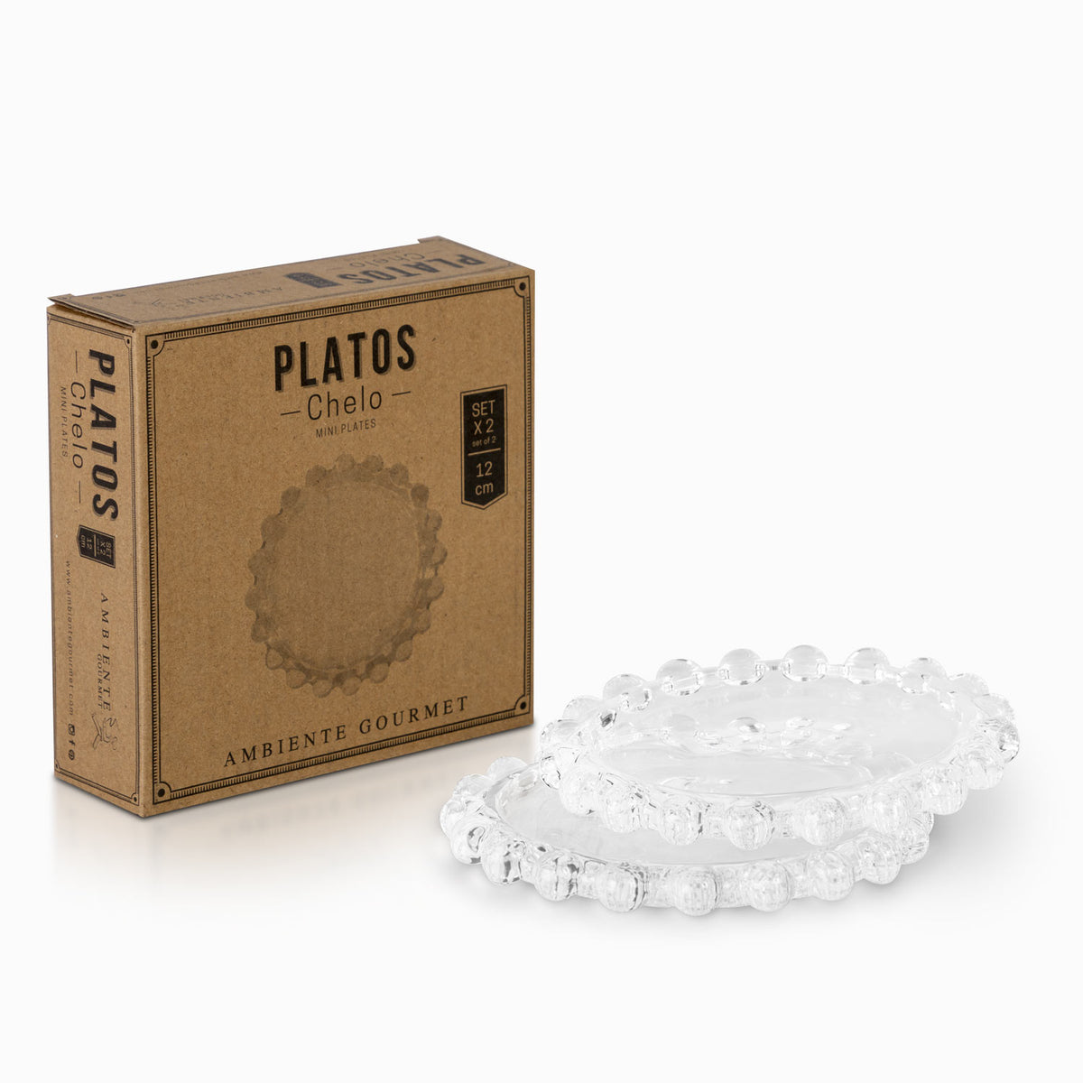 Plato Chelo 12cm set x2