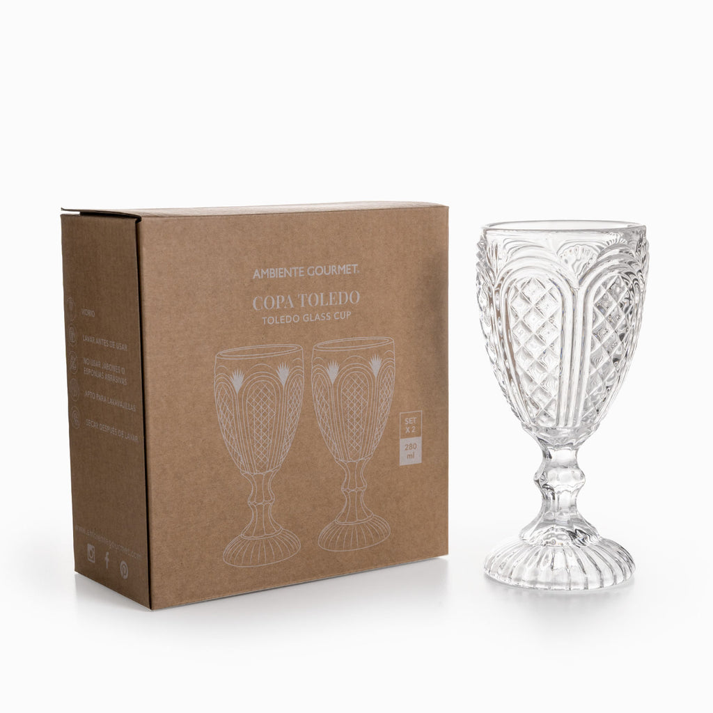 Copa Toledo 280ml set x2