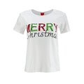 Camiseta Miro Christmas Merry Mangas Cortas Para Damas by Miro