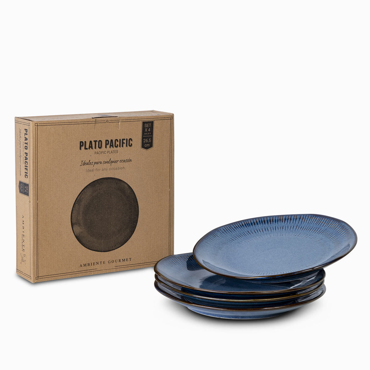 Plato pacific 26.5 cm set x 4