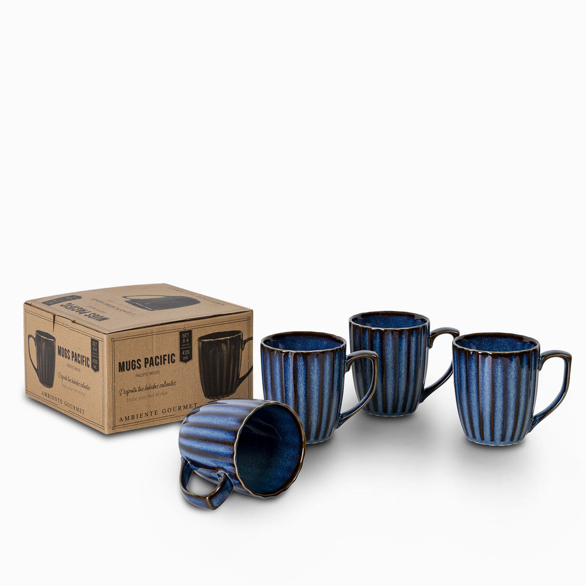 Mug pacific 425 ml set x 4