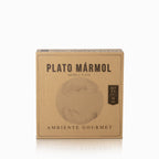 Plato mármol 21 cm setx4