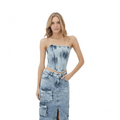 Tops, color/material azul, marca Mercedes Campuzano – vista 1