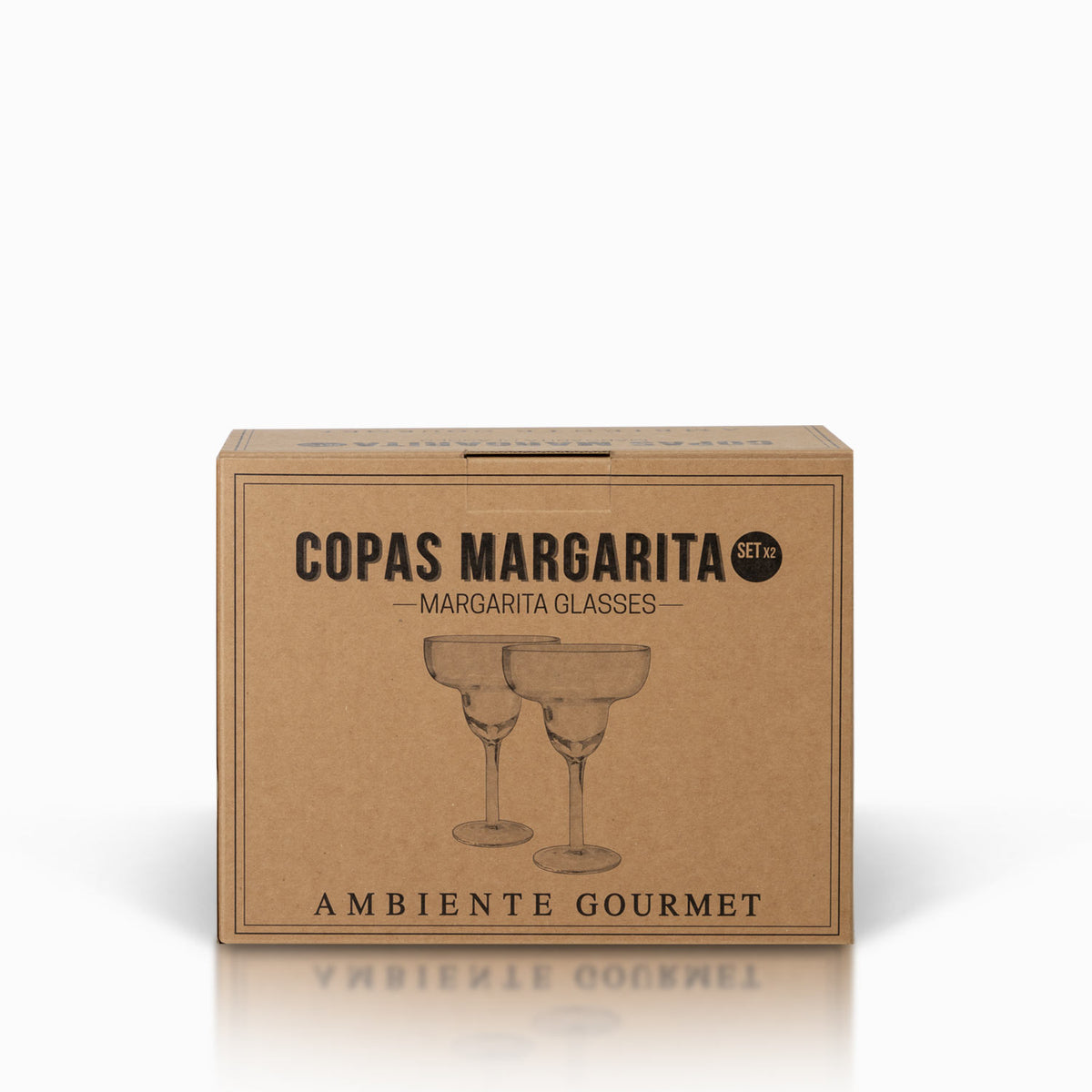 Copa margarita 330cc set x 2