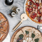 Corta pizza dorado