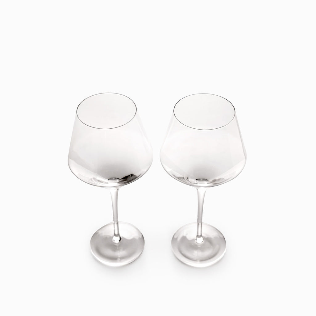 Copa vino ángulo 610ml set x2