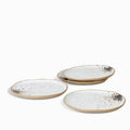 Plato mediano gayra blanco 21 cm setx4