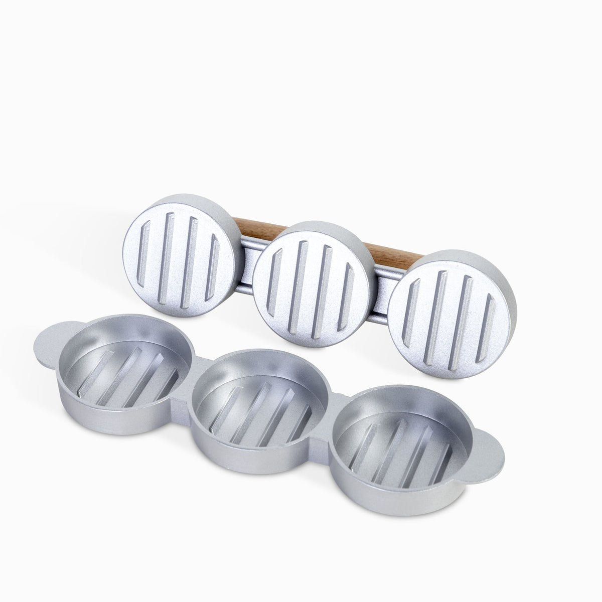 Molde mini hamburguesas x 3
