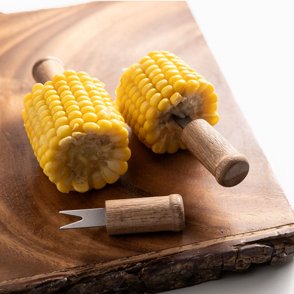 Pinchos para mazorca en acacia