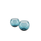 Vasos esfera azul setx2