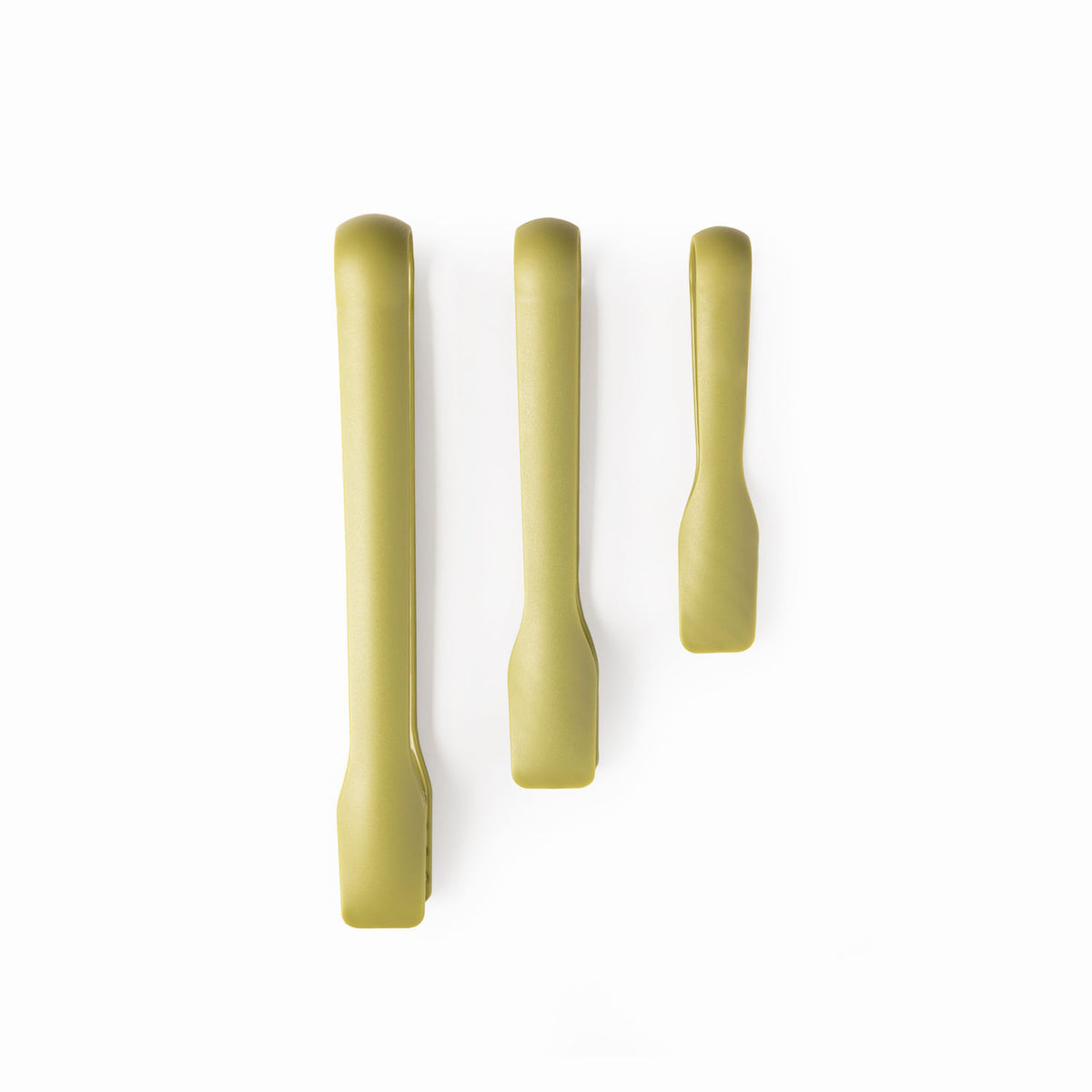 Pinzas cocina verde set x3