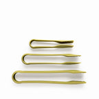 Pinzas cocina verde set x3