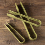 Pinzas cocina verde set x3