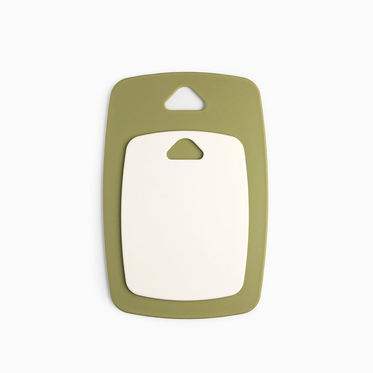 Tablas para picar verde blanco set x2